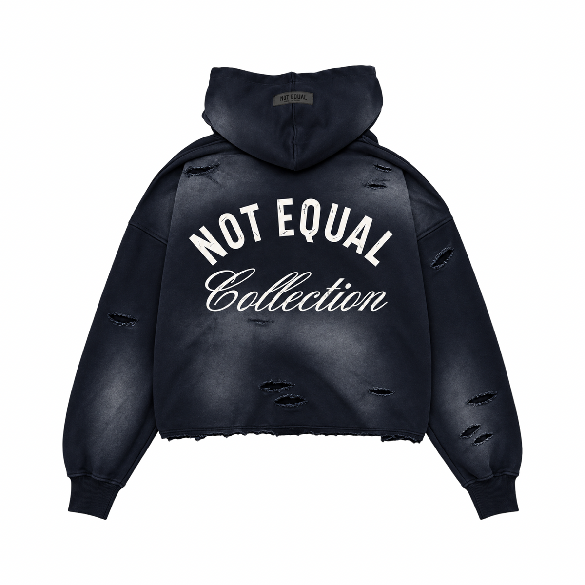 LIMITED NY to NE Damaged Goods Hoodie - Blue