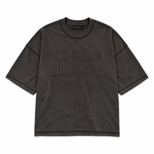Location Boxy Tee - Gray