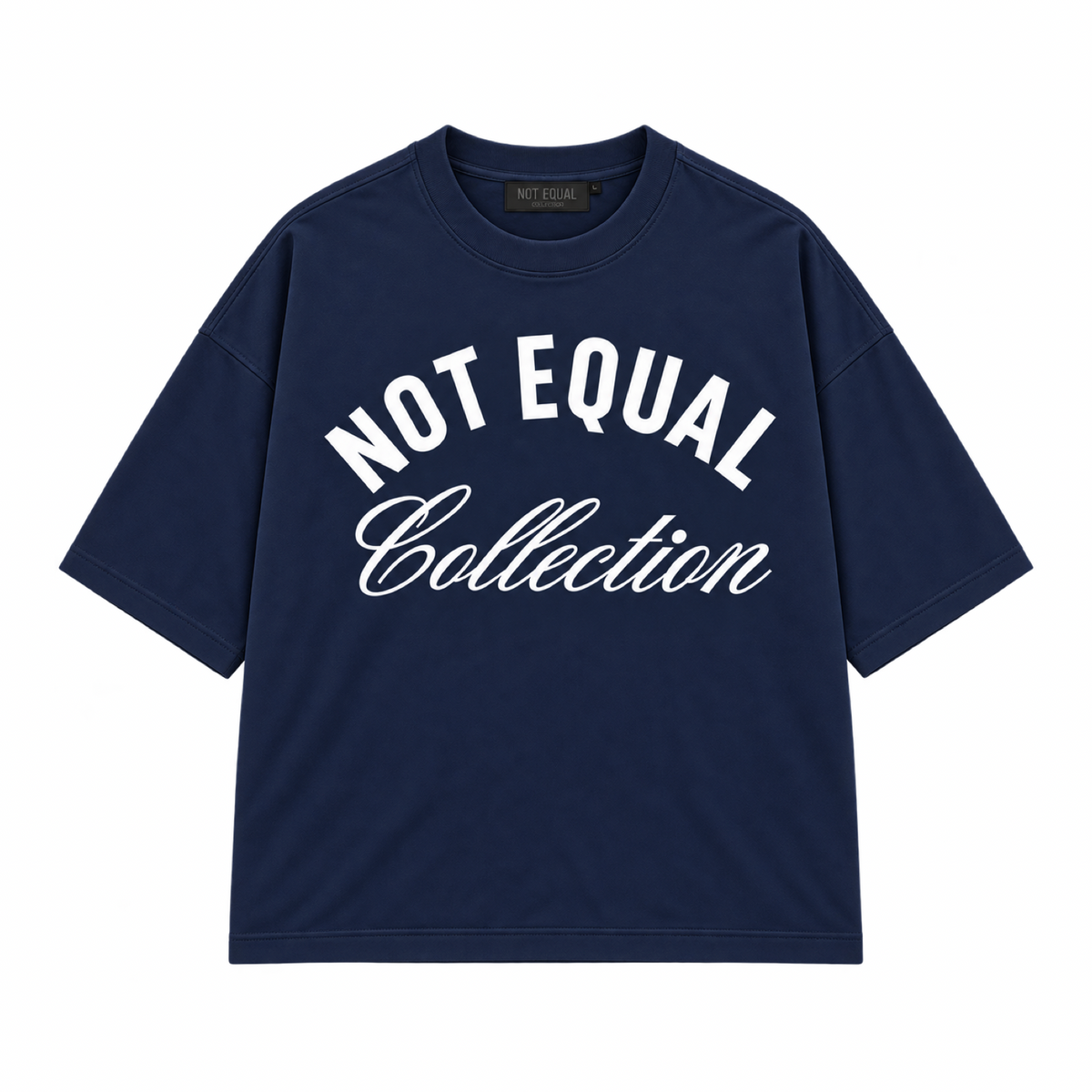 NY to NE Boxy Tee - Blue