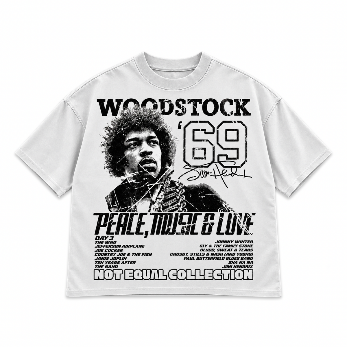 Jimi Hendrix Woodstock Tee