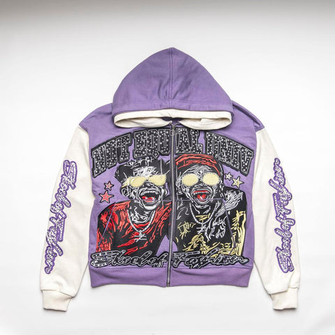 Skool of Fashion Best Friends Zip-up - Purple