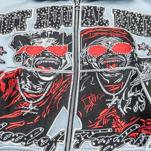 Skool of Fashion Best Friends Zip-up - Blue